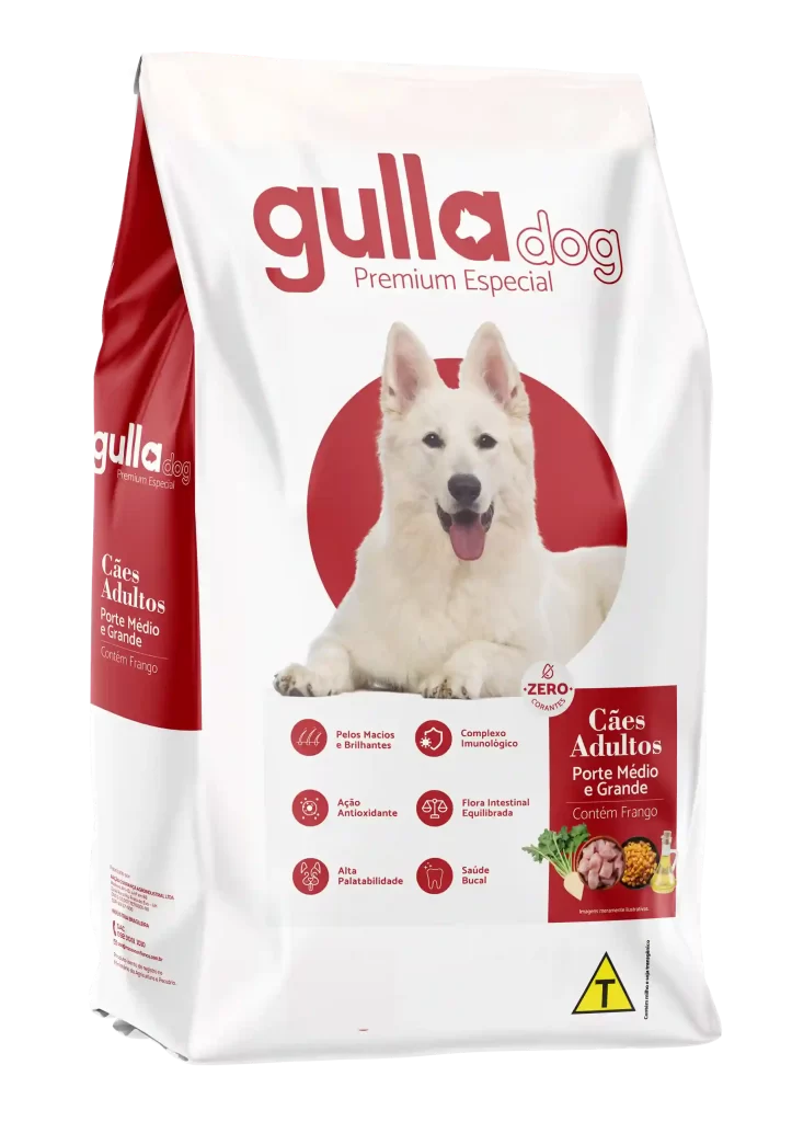 GullaDog Cães Adultos porte médio e grande