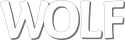 Logo wolf branca