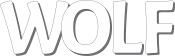 Logo wolf branca